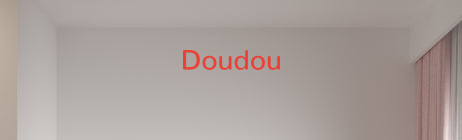 Custom text: Doudou